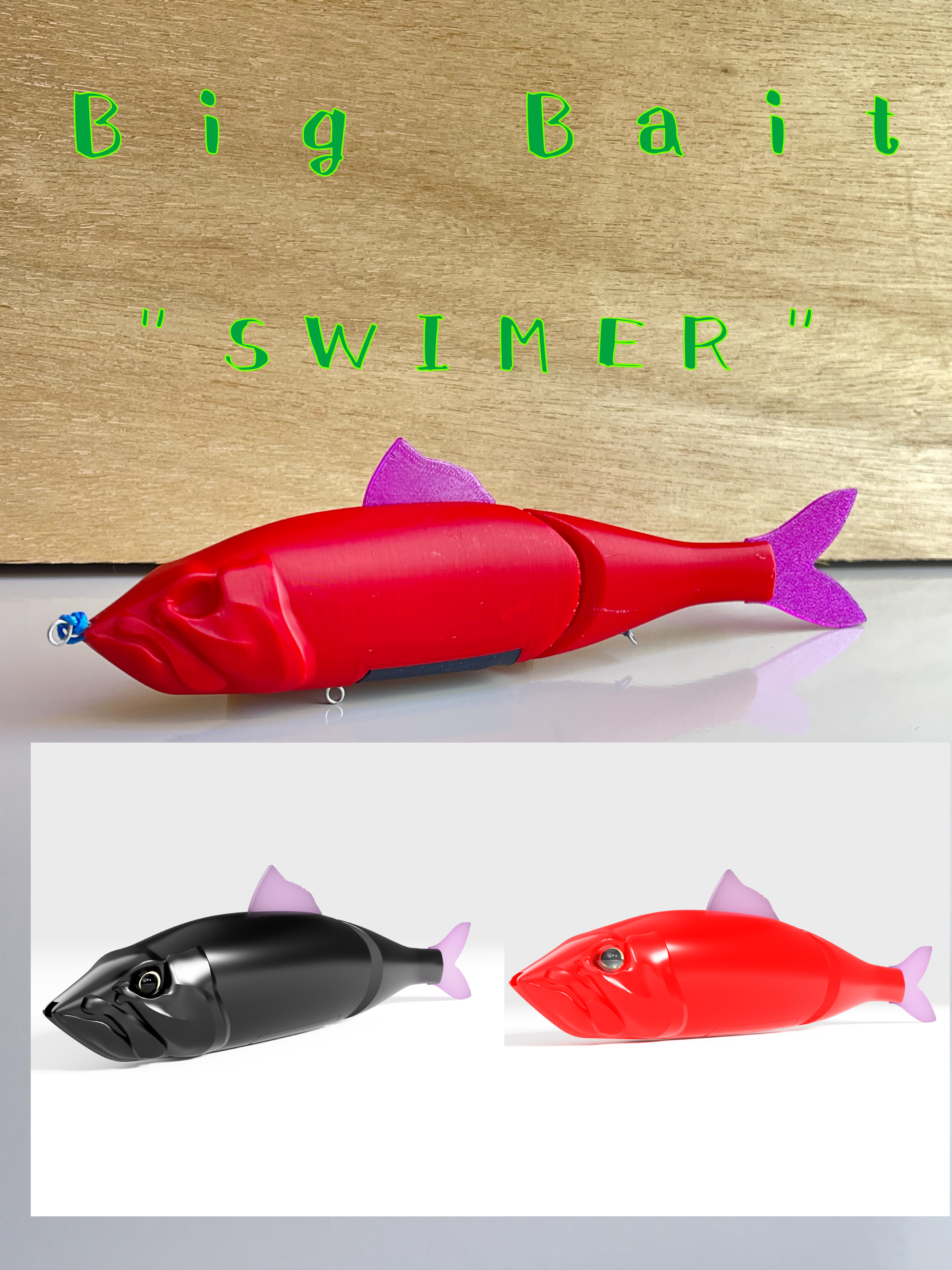 Big-bait   model SWIMER big lure