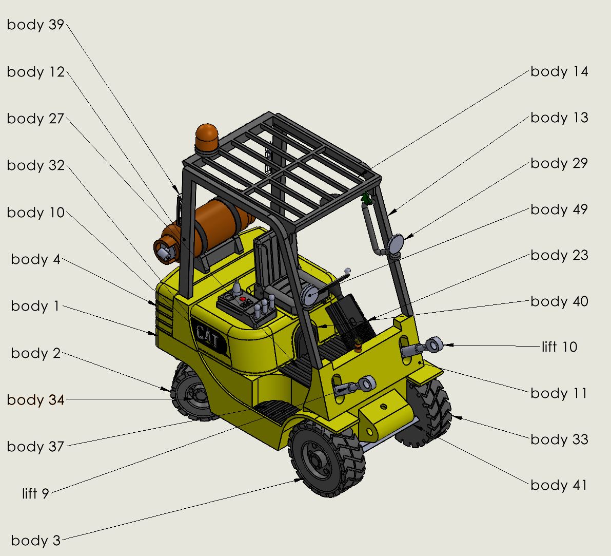 CAT FORKLIFT — miniatura 5