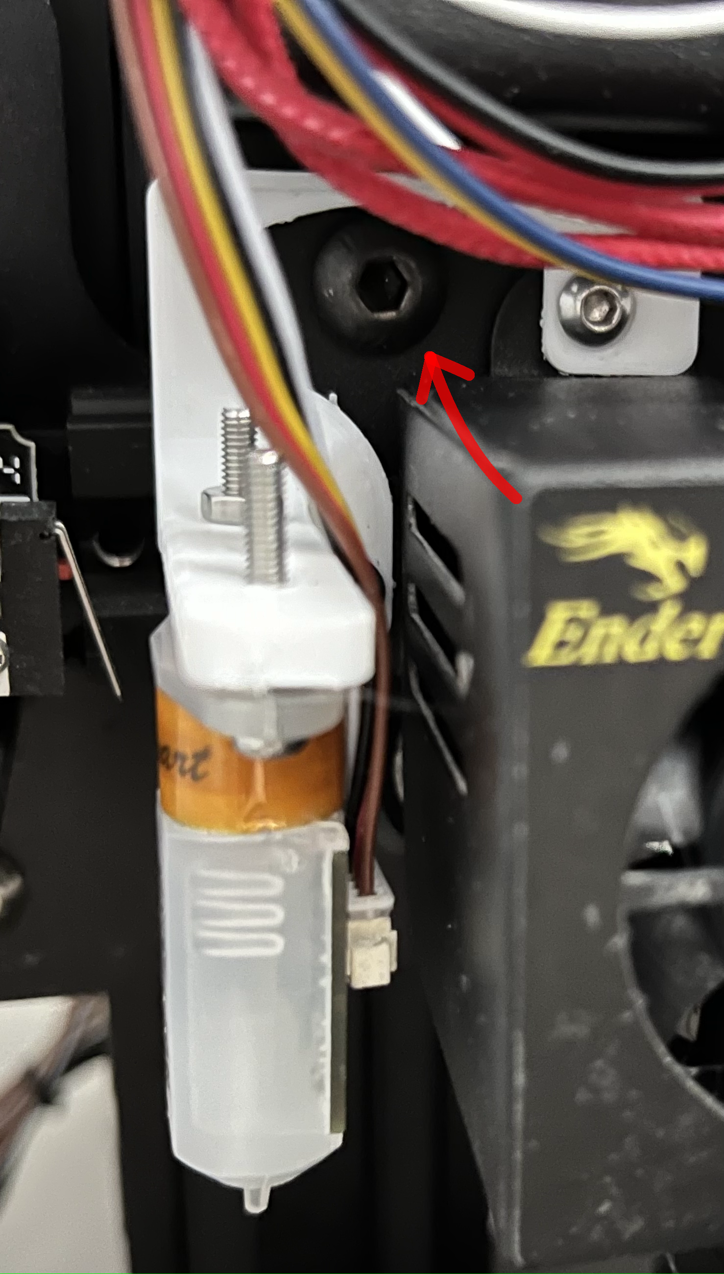 BLTouch mount for Ender 3 Direct Drive plate