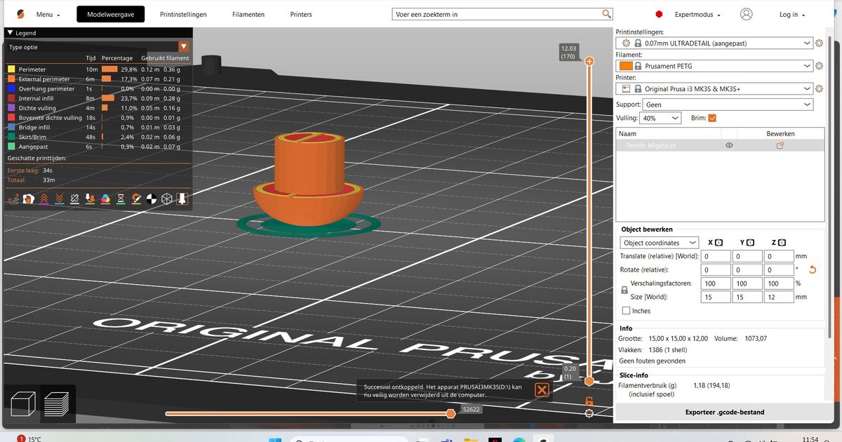 Plug 9,5x15 mm by Hdjakif Jao | Download free STL model | Printables.com