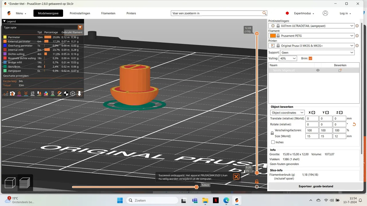 Plug 9,5x15 mm by Hdjakif Jao | Download free STL model | Printables.com