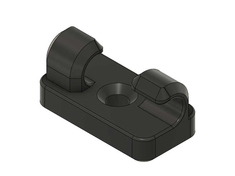 Miniatura 2 do modelo 3D Cable holders  / Ferma cavi