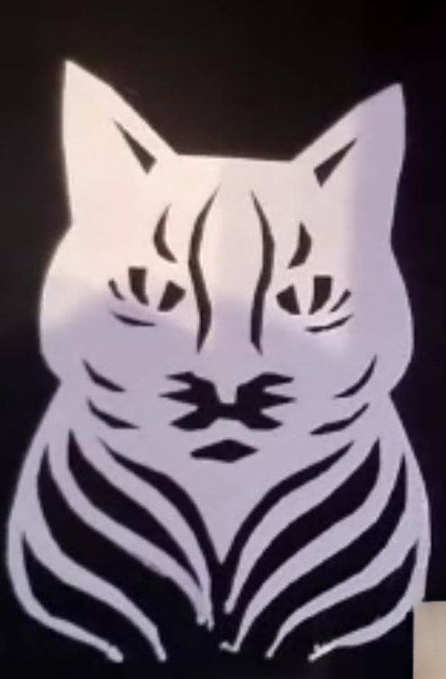 katze wanddeko/wandkunst