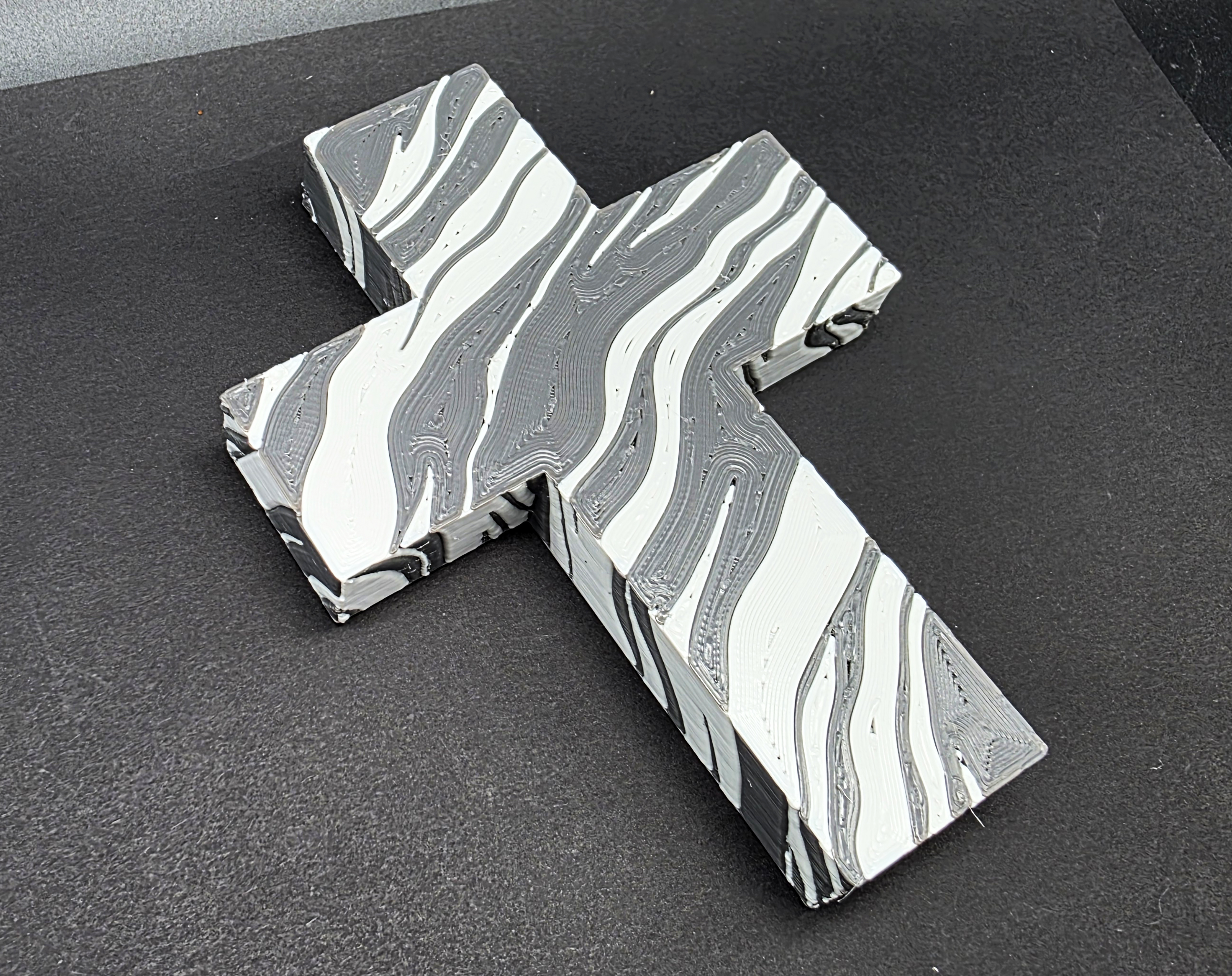 Marble Cross w/Hanging Hole AMS