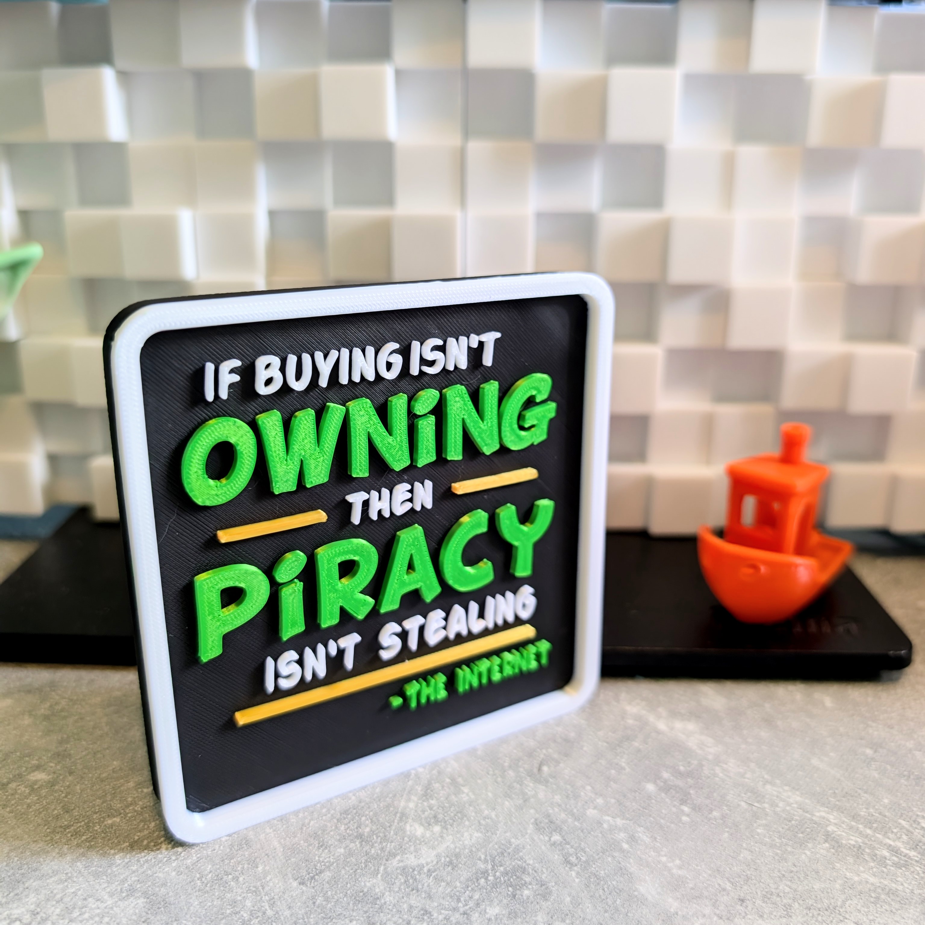 If Buying Isn't Owning... Meme Sign
