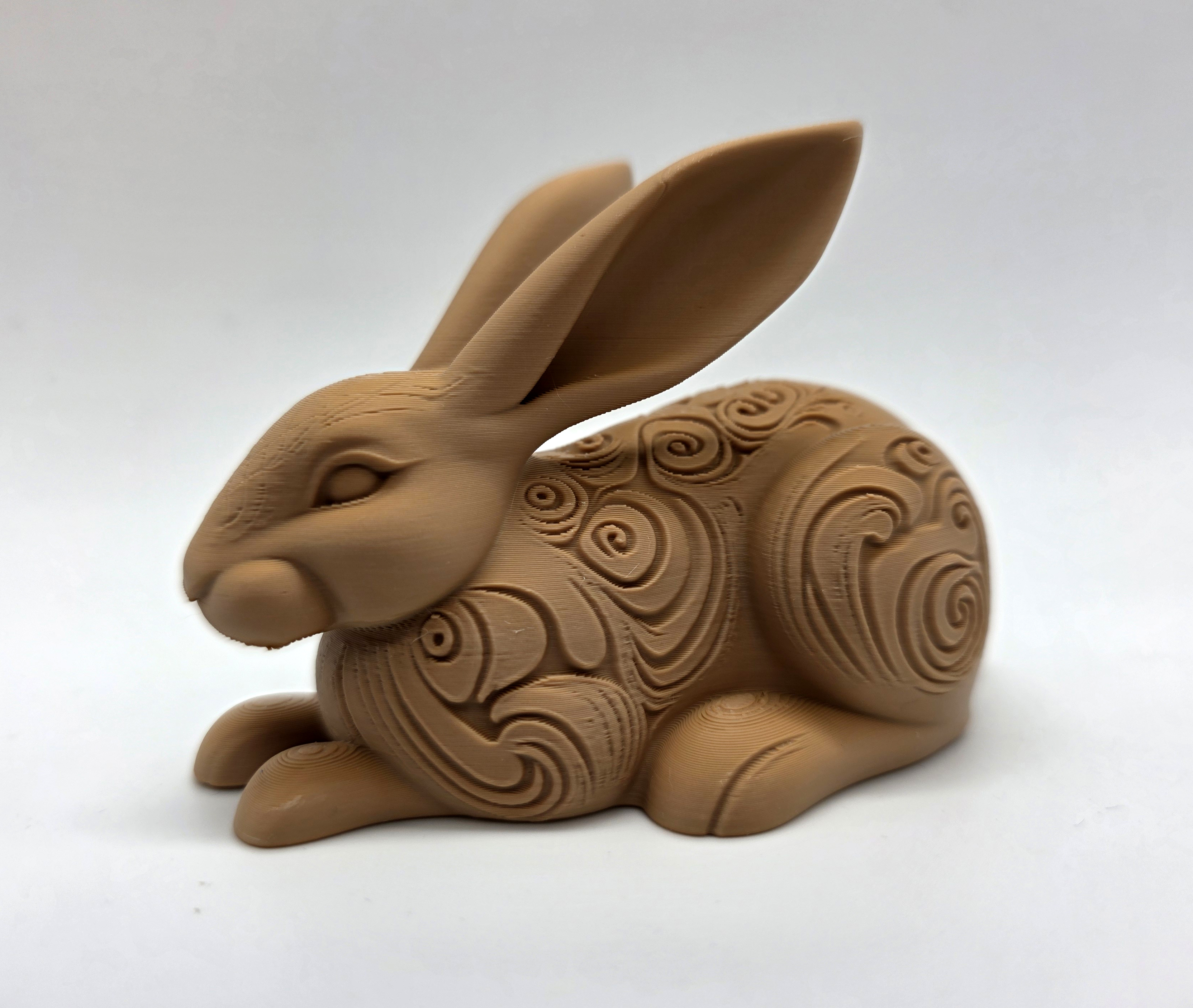 Wood-Carved Rabbit #2