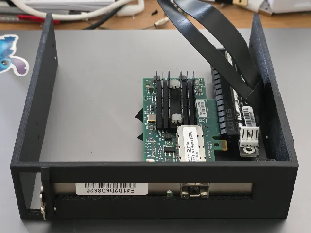 5.25 inch bay to pcie slot