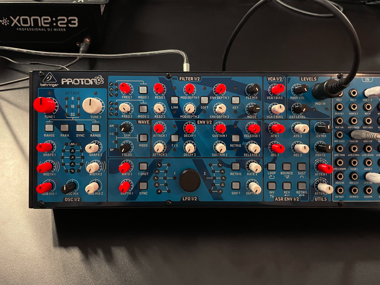KNOBS WITH INDICATOR FOR BEHRINGER PROTON
