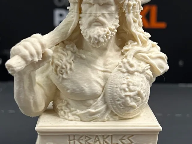 Herakles Bust – Greek Hero and Demigod Statue STL