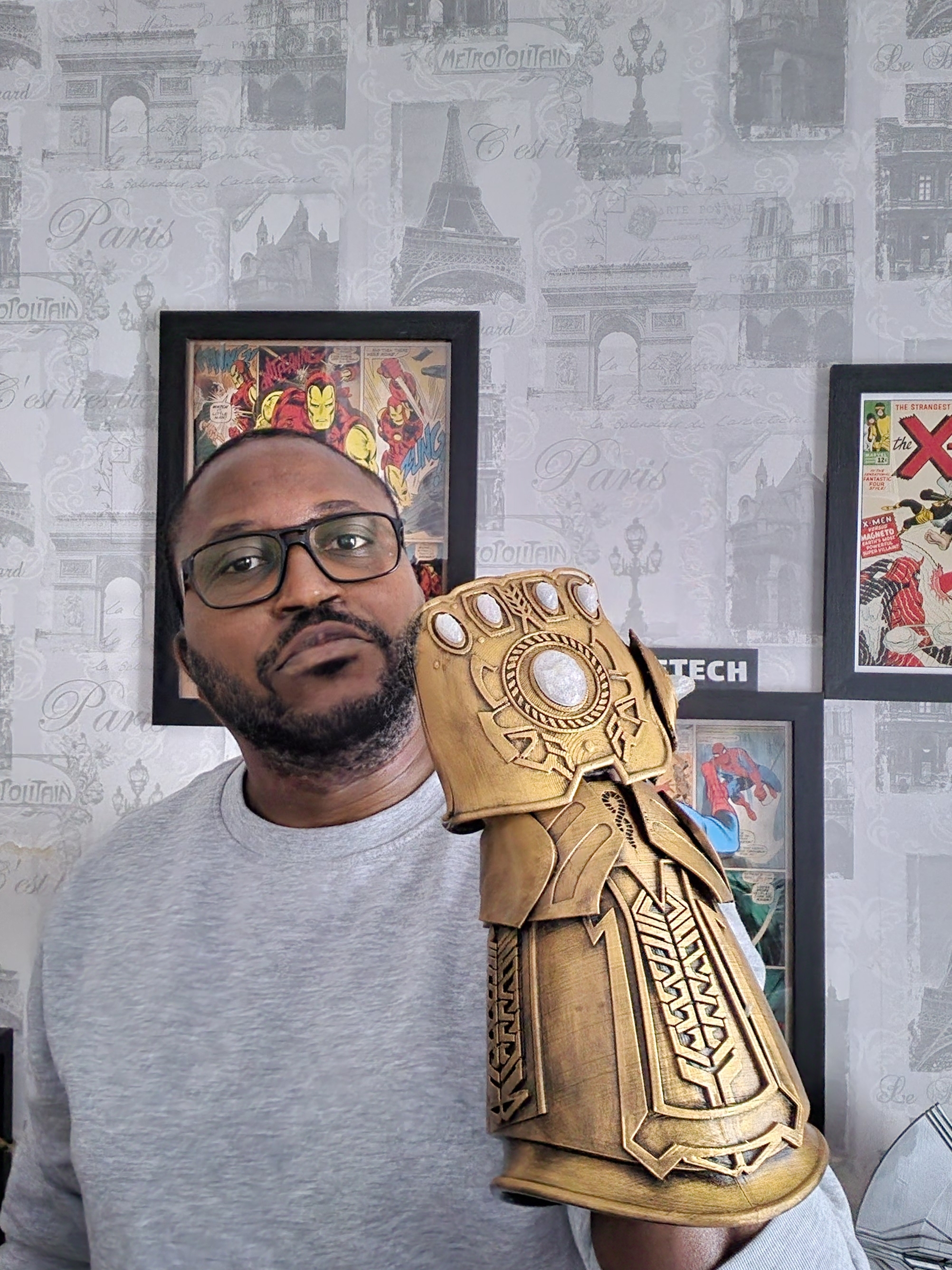 Miniatura 2 do modelo 3D Wearable Thanos Infinity Gauntlet