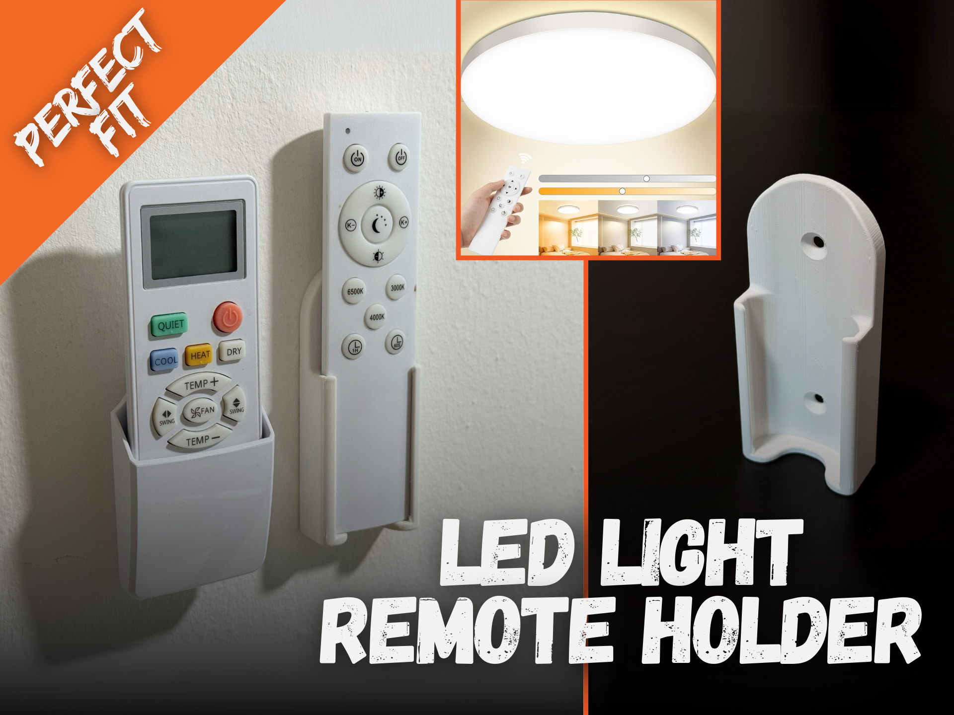 LED Light Remote Holder: Organize Your Lighting Controls with Ease