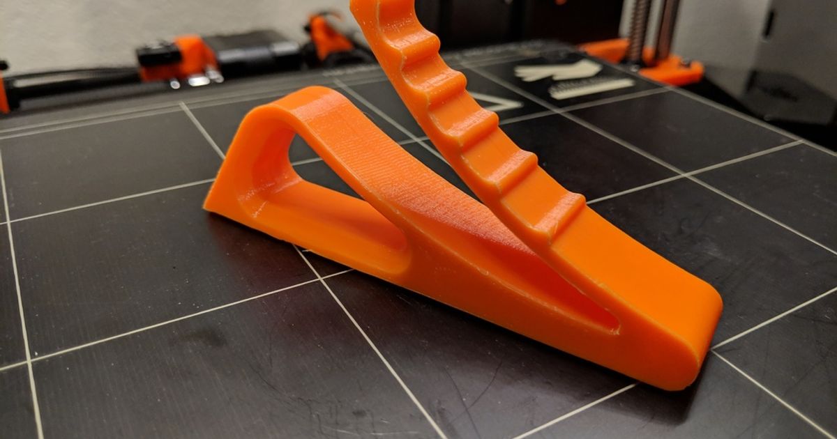 Variable Height Doorstop / Door Stop by Zemoj Download free STL model