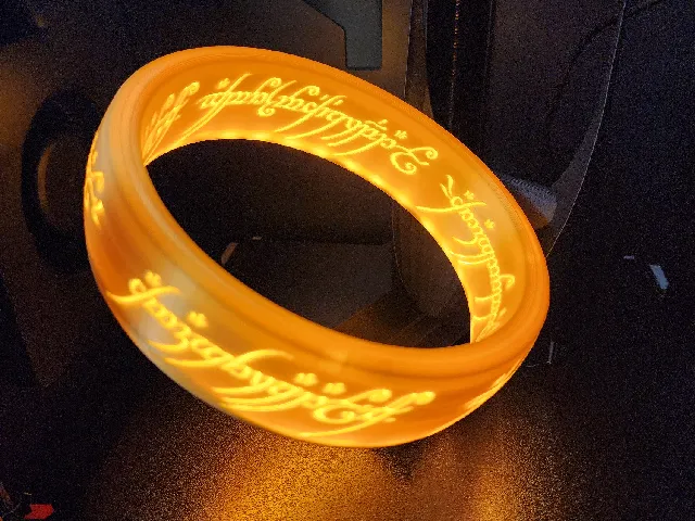 LOTR Lamp for MMU/AMS - No Paint required - Easier print