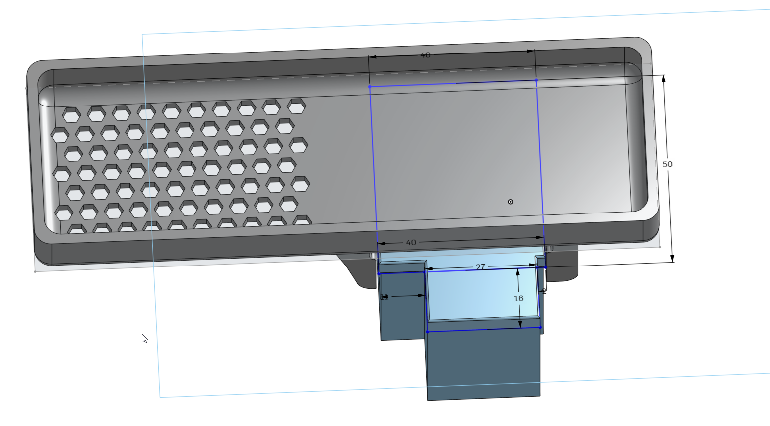 Shower Door ClipOn Storage by Jake Coates Download free STL model