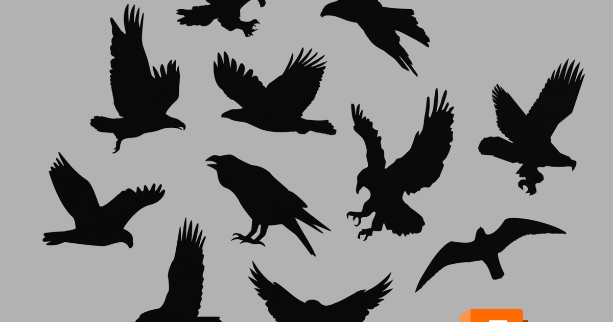 Bird Silhouette Collection | Save Birds by TomasBouda | Download free ...