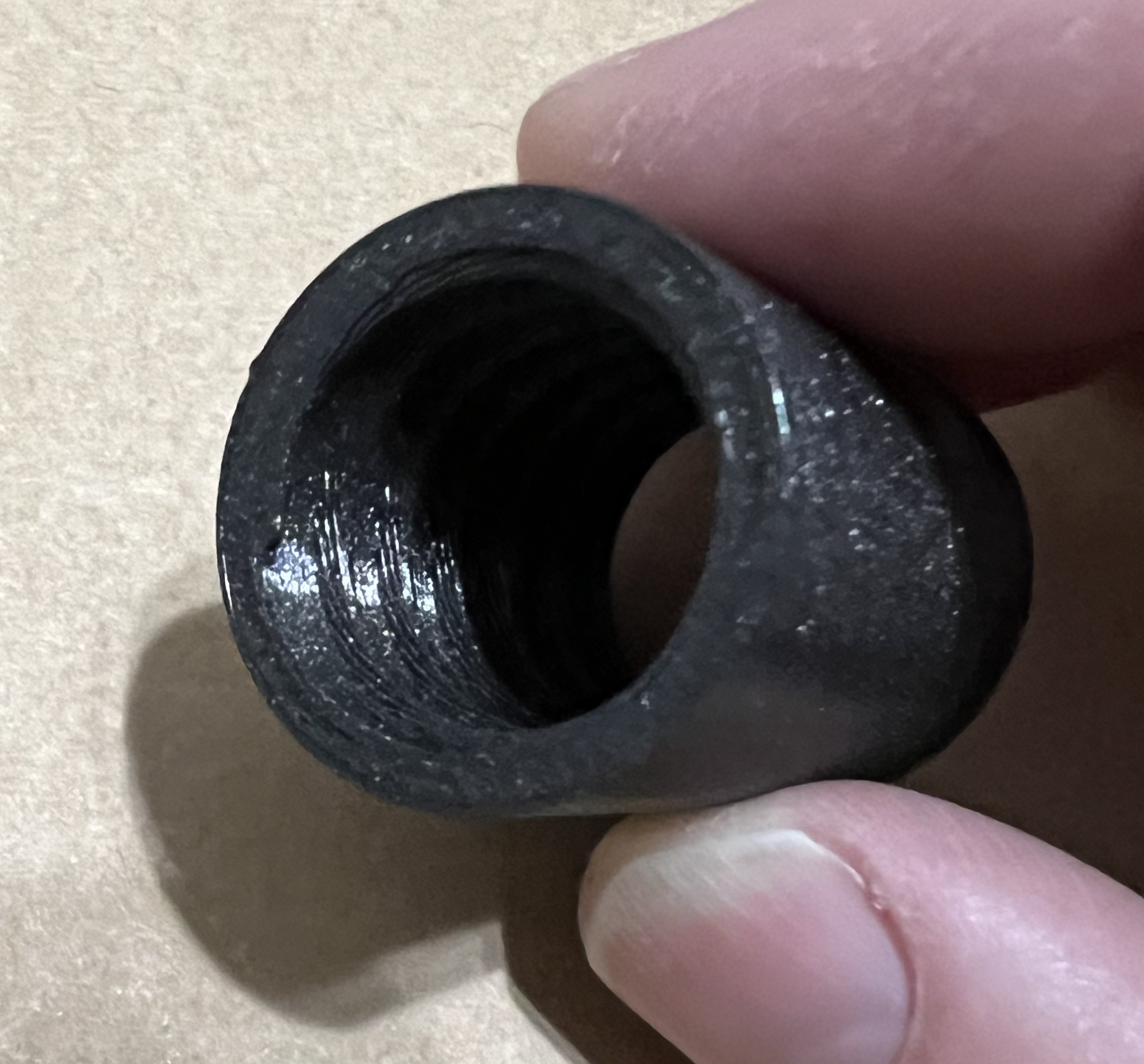 Paint pole threads