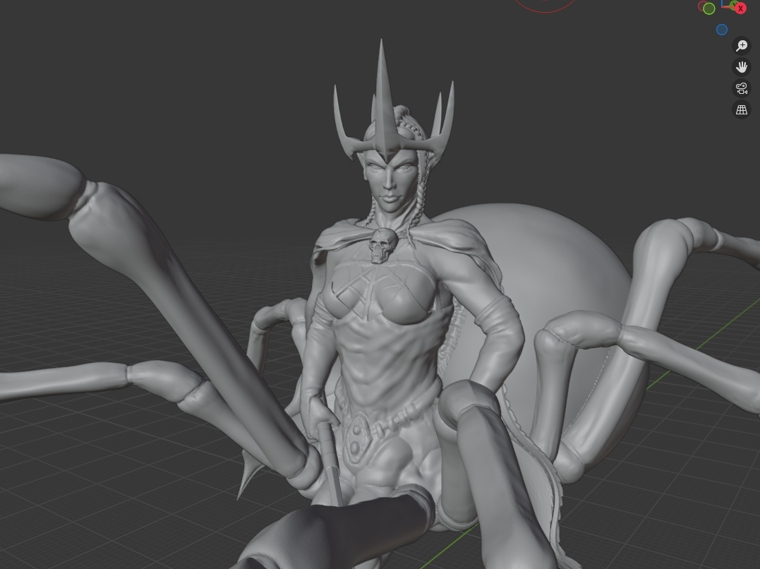 Miniatura 2 do modelo 3D Spider Queen