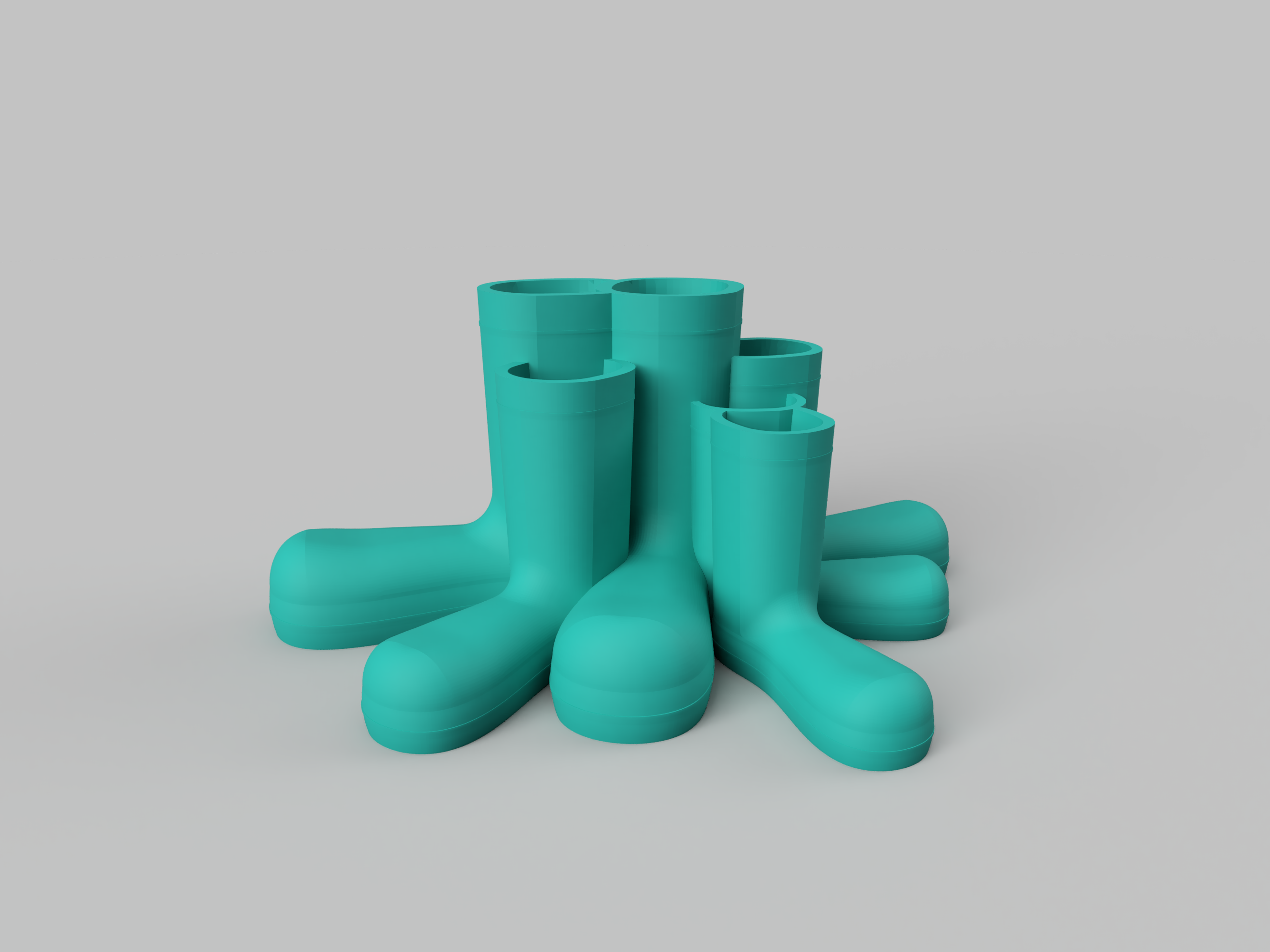 Welly boot pen holder