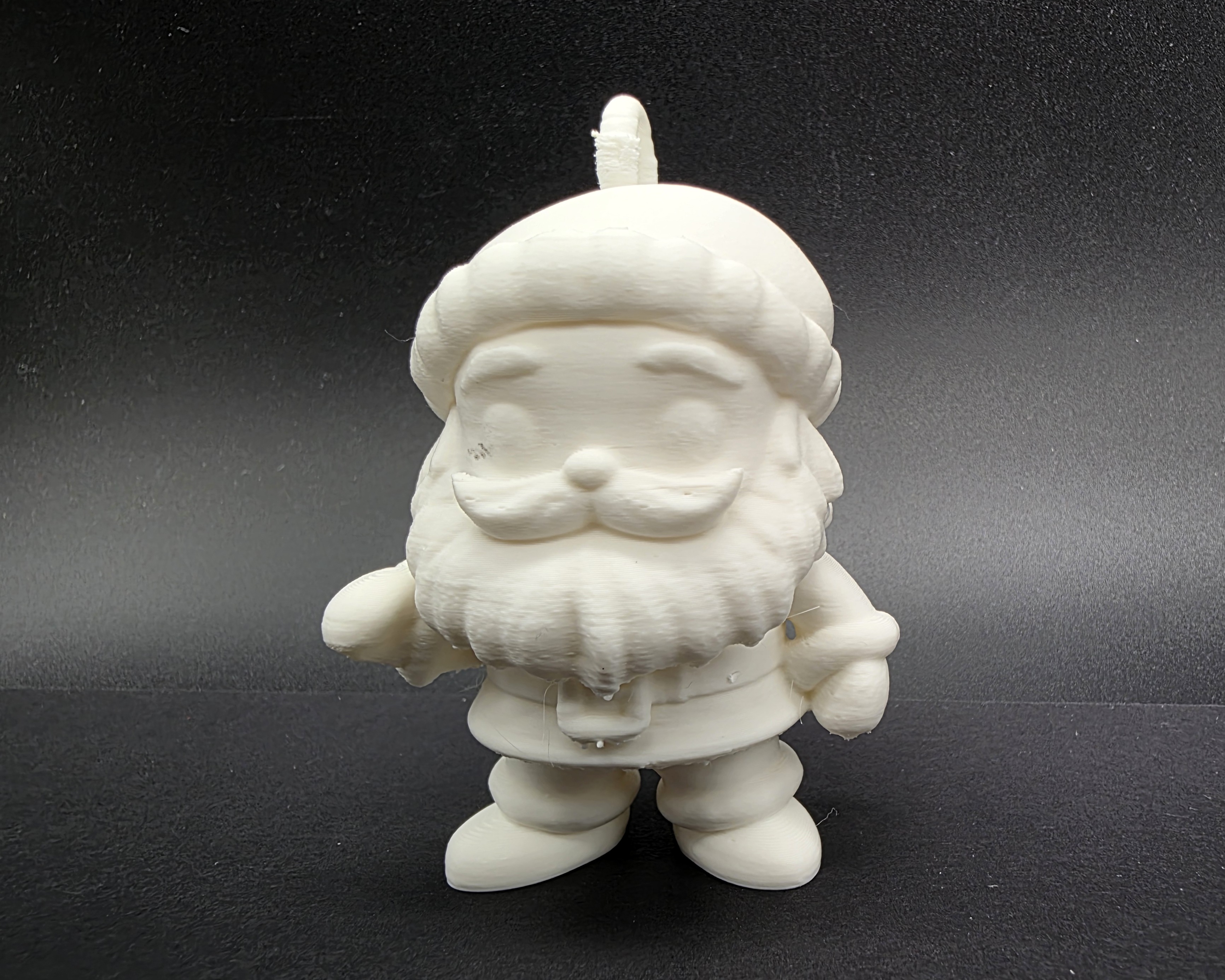 Xmas Santa Paintable Ornament
