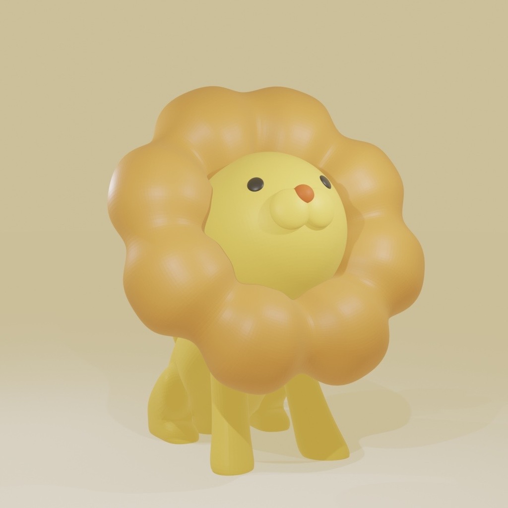 Pon de Lion 波提獅 (Sitting Pose) Mister Donut