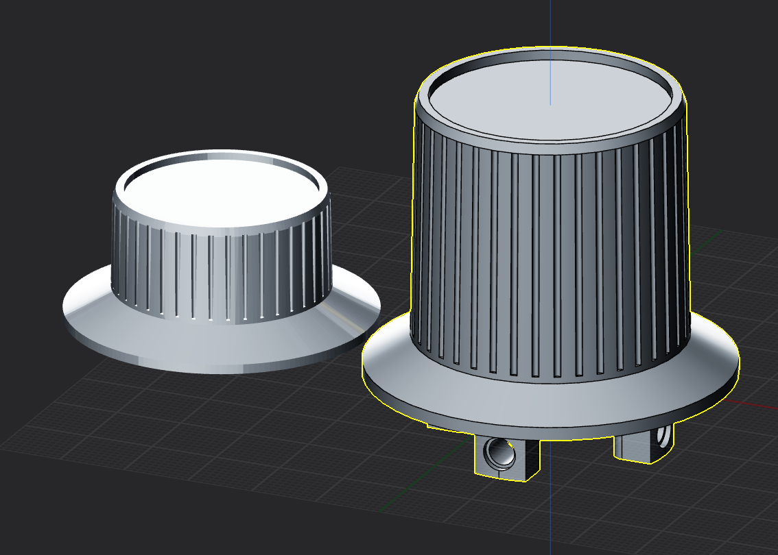 Tempest-style Knob