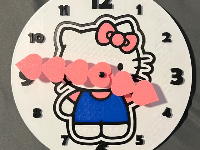 Hello Kitty Clock