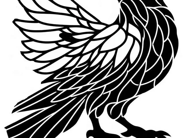 Wall art: Crow (two colours)