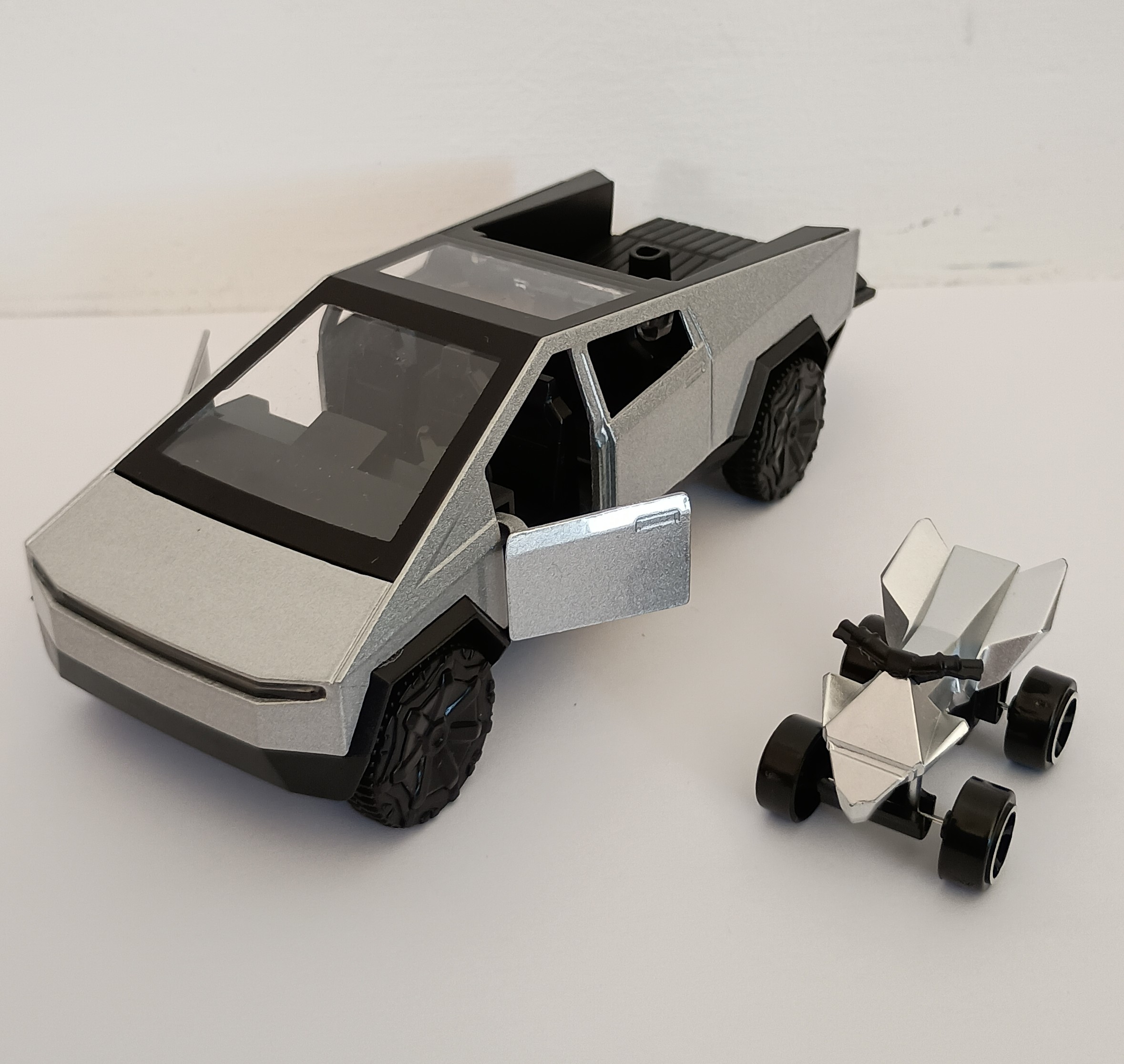 Cybertruck and the mini truck together