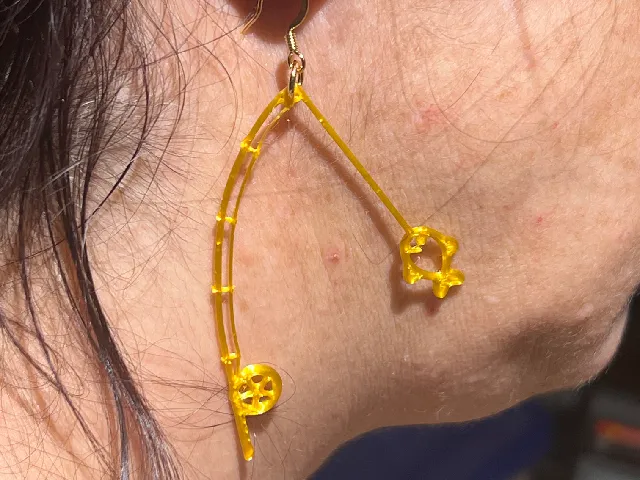 Fishing Pole Earrings