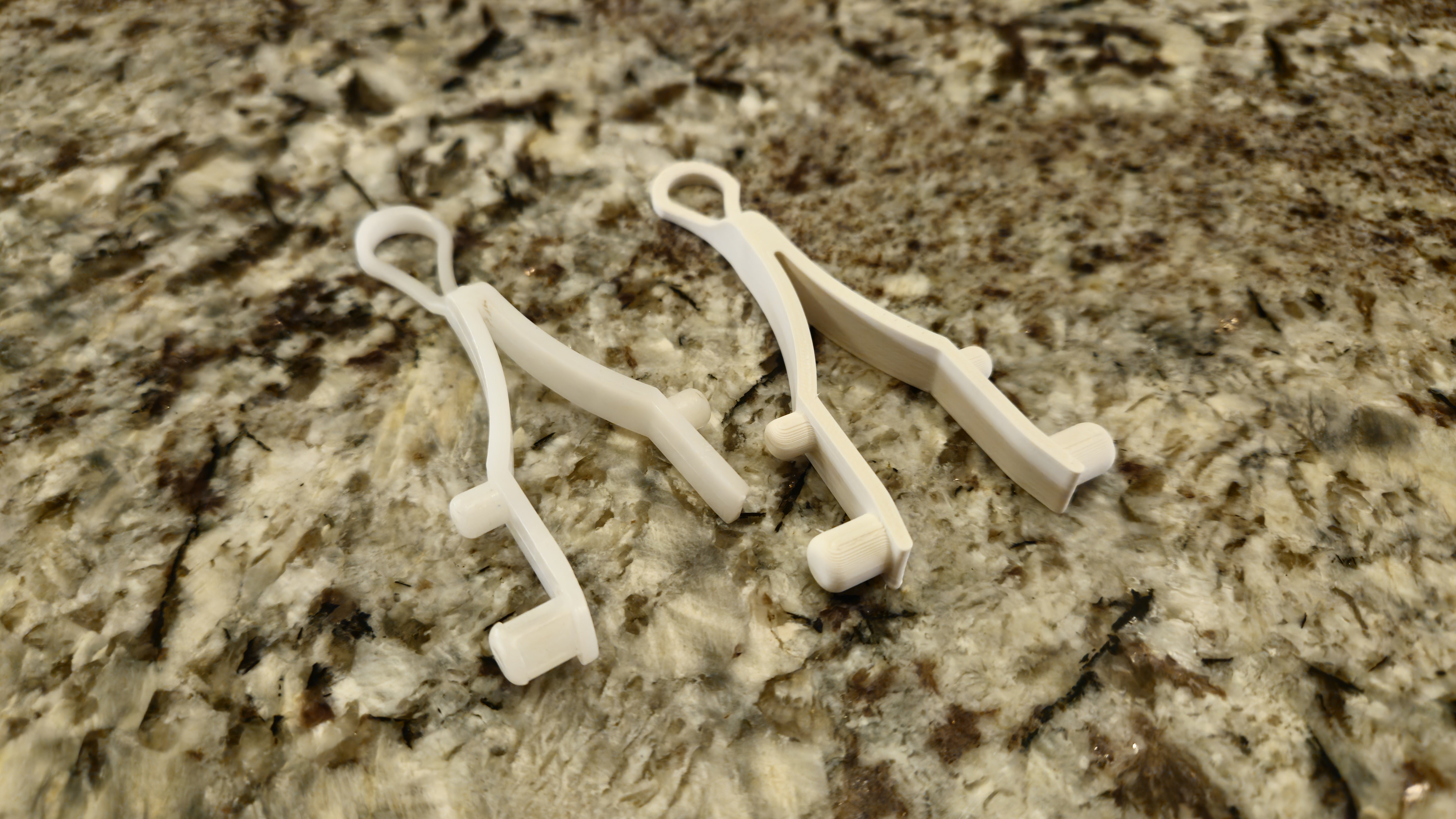 Pool Pole Double Button Spring Clip