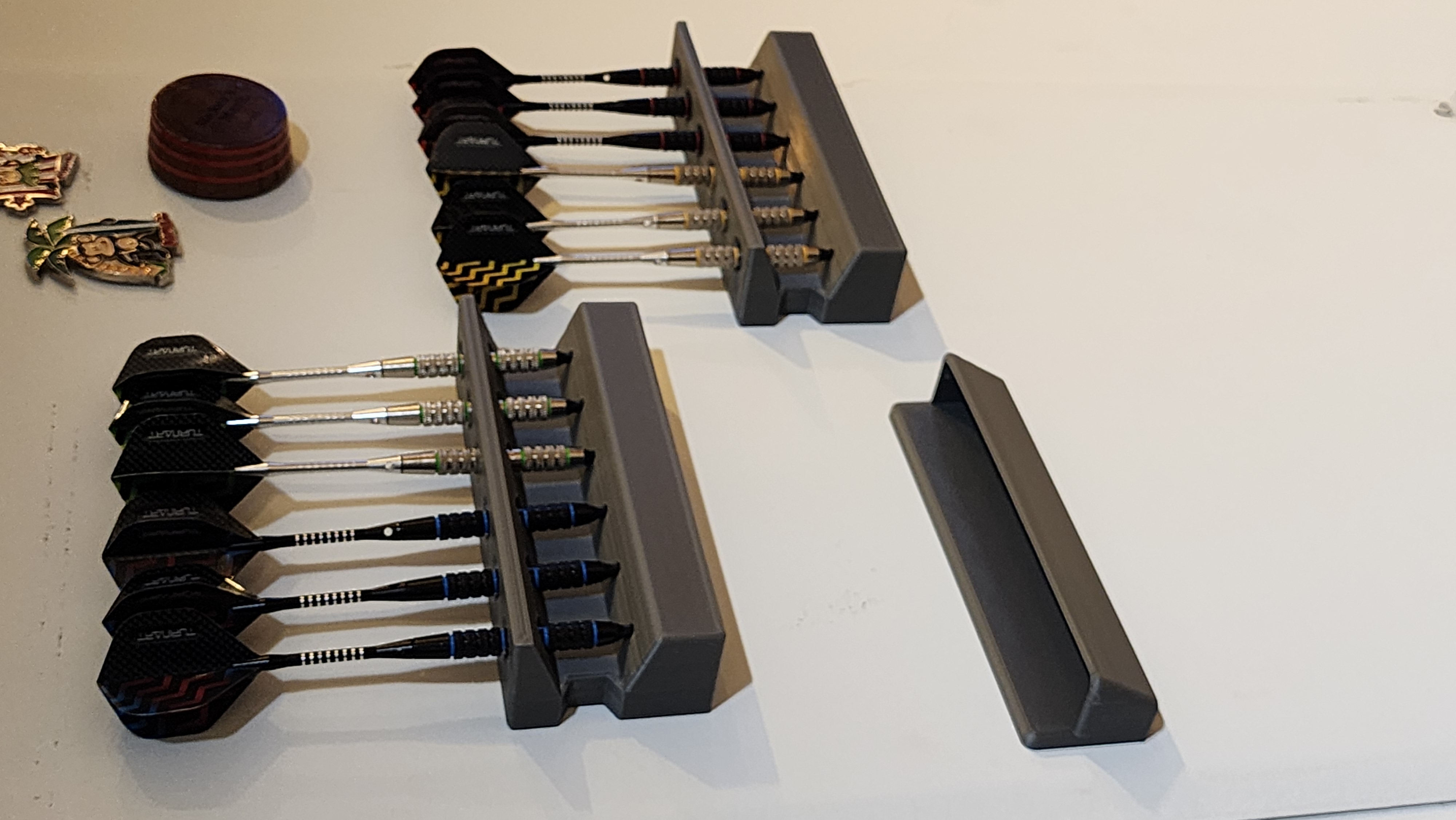 Magnetic Dart Holder for soft and steel Darts 3D model thumbnail