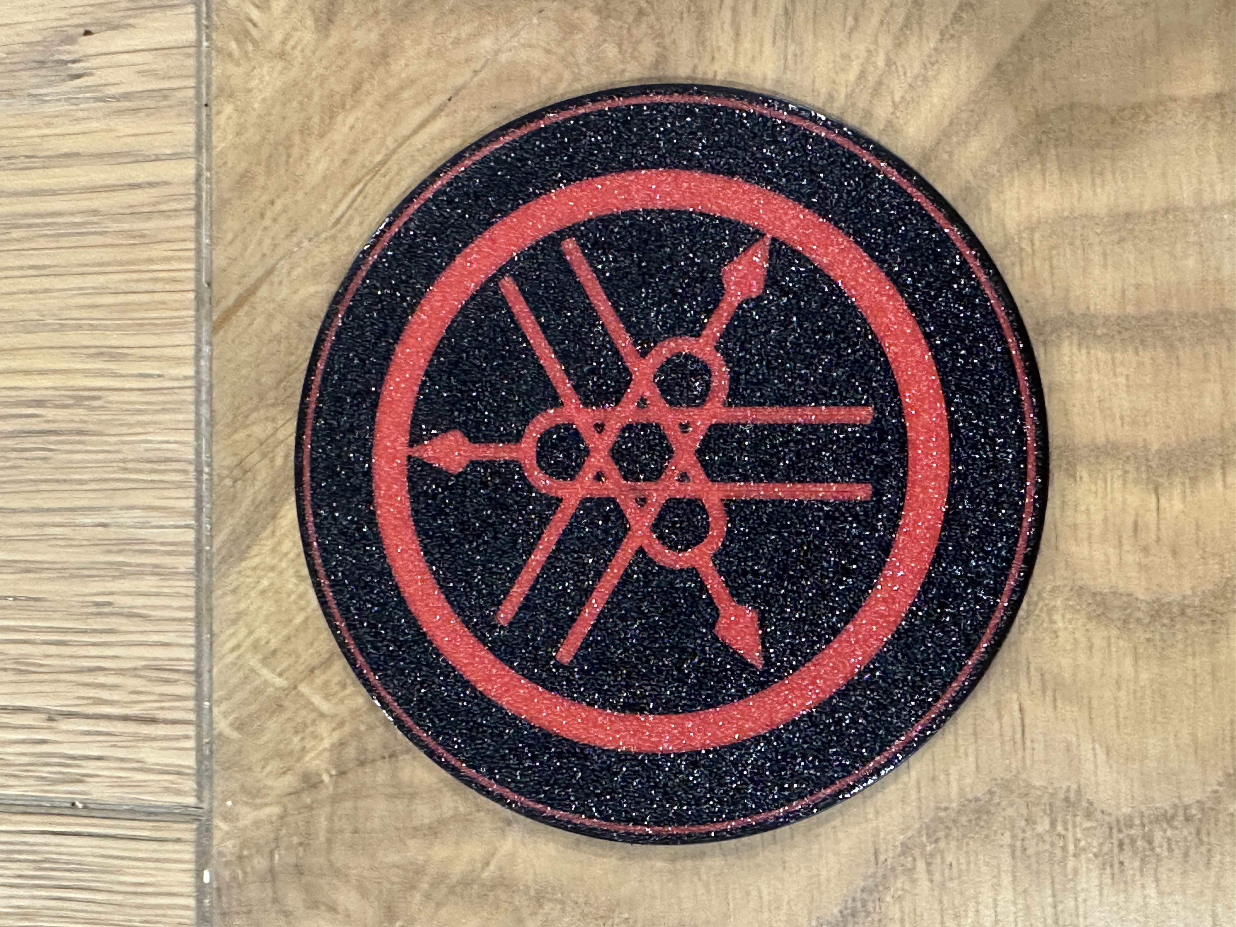 Multi Coloured Yamaha Logo Coaster