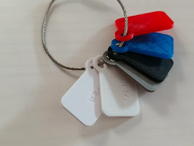 Filament sample tags