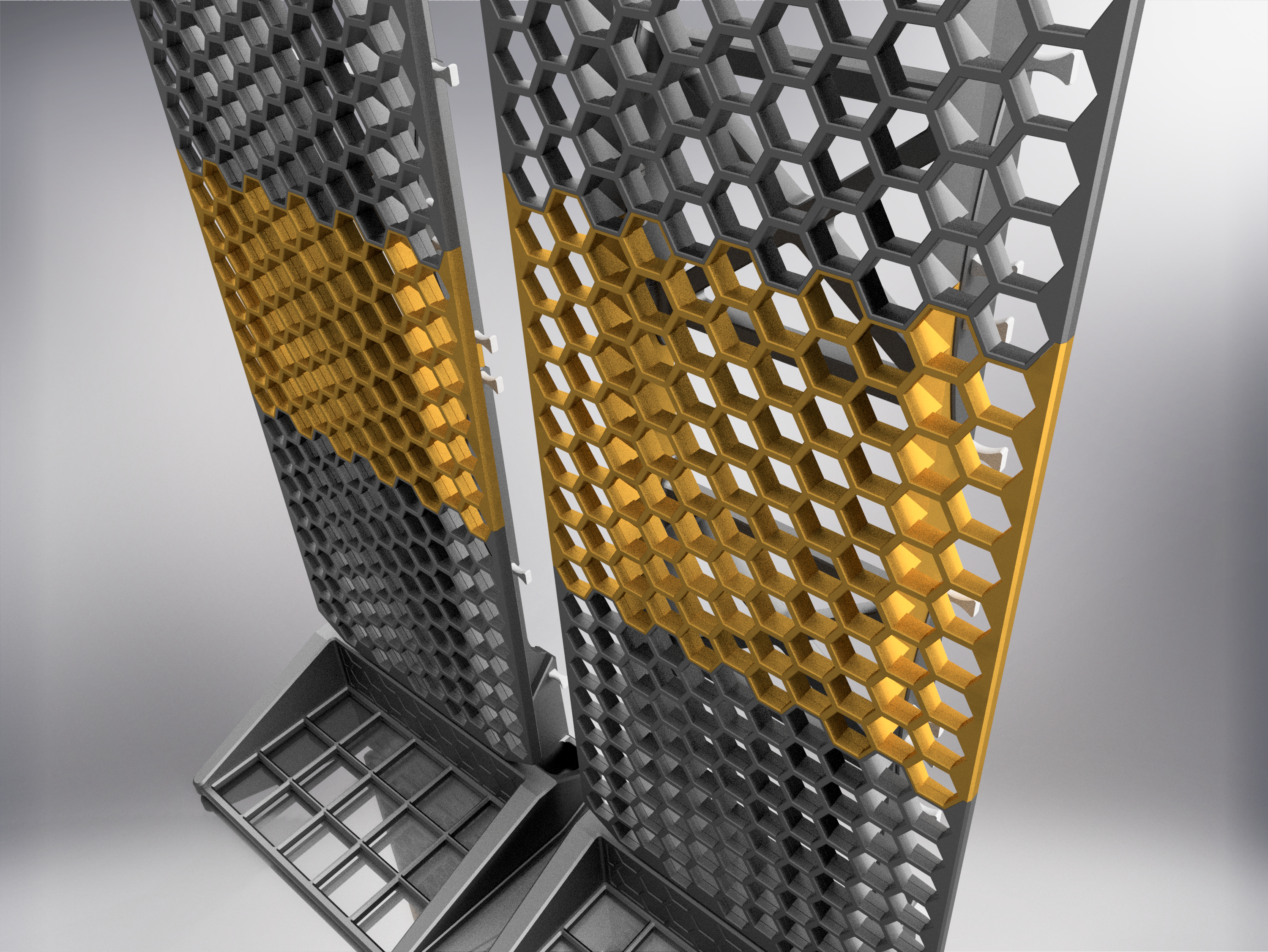 Height extensions for KYZ HSW Display Stand - Large 3D model thumbnail