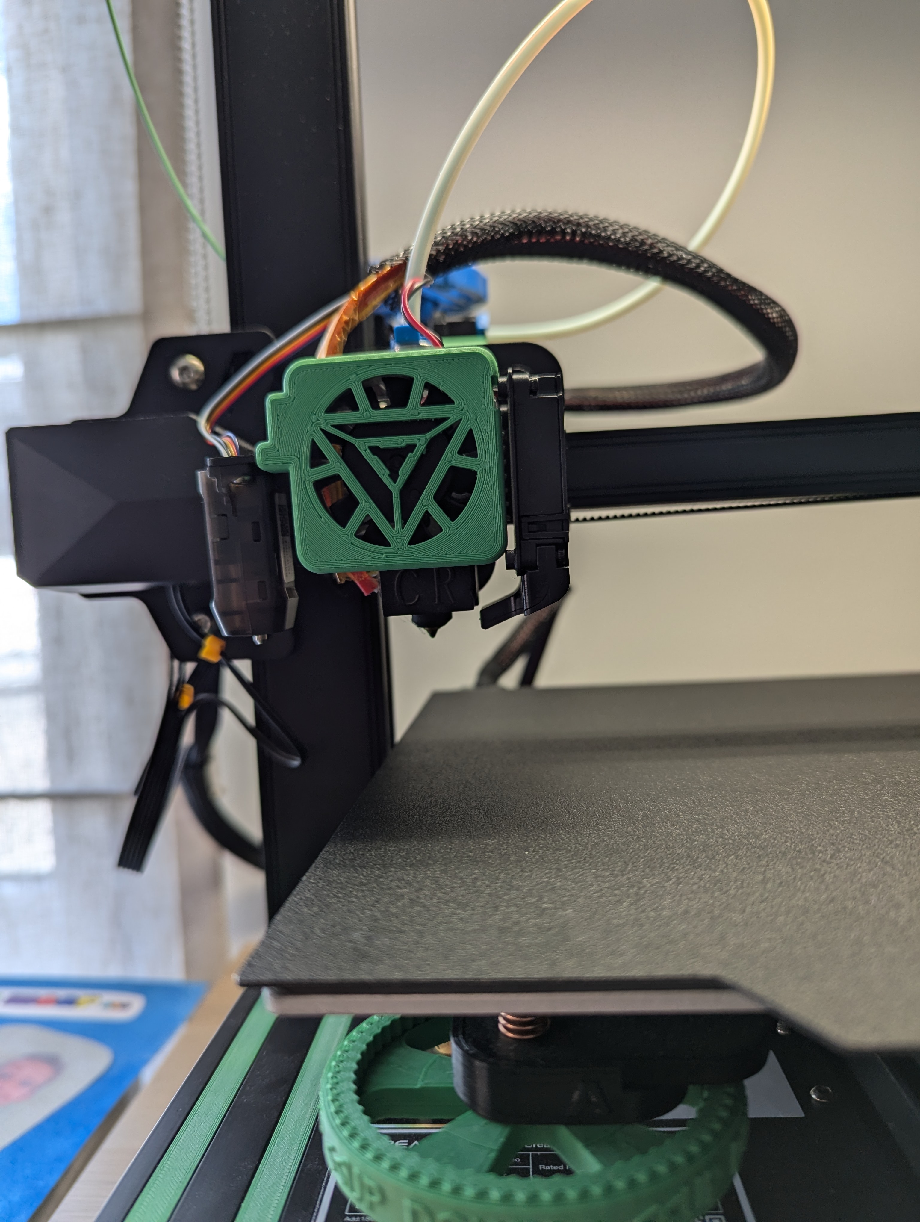 Ender 3 V2 Neo 'naked' fan holder remix