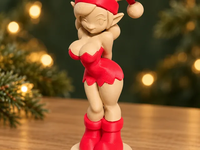 Freche Weihnachts-Elfe mit Rentiergeweih – mehrteilig, ohne AMS