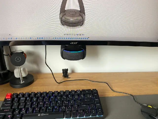 Alexa monitor stand mount