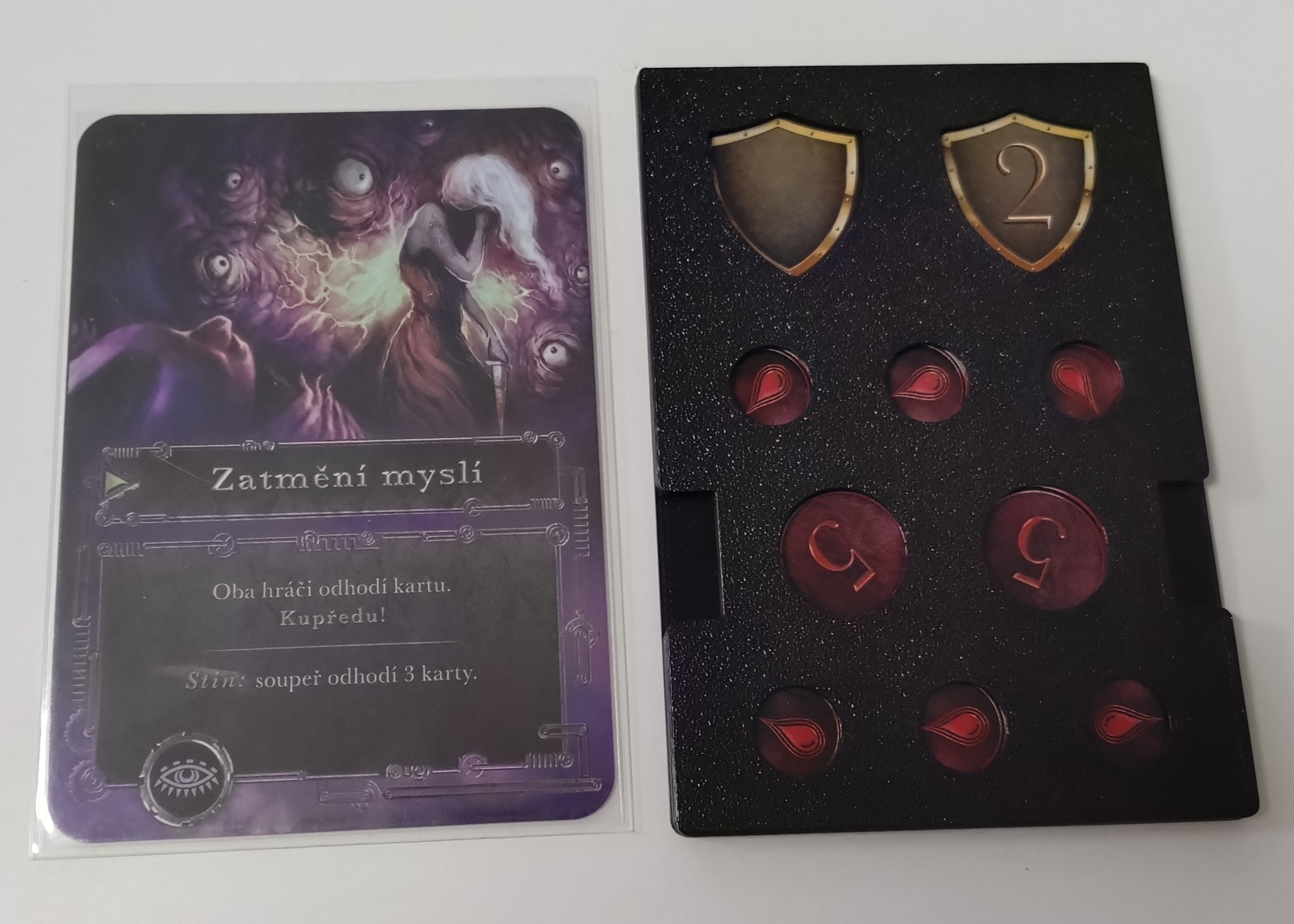 Shuffle Heroes token organizer - card size