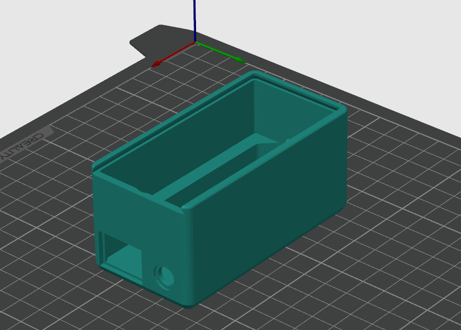 UPS box with 5.5mm DC socket output and switch - For LX-2BUPS - sliding lid.