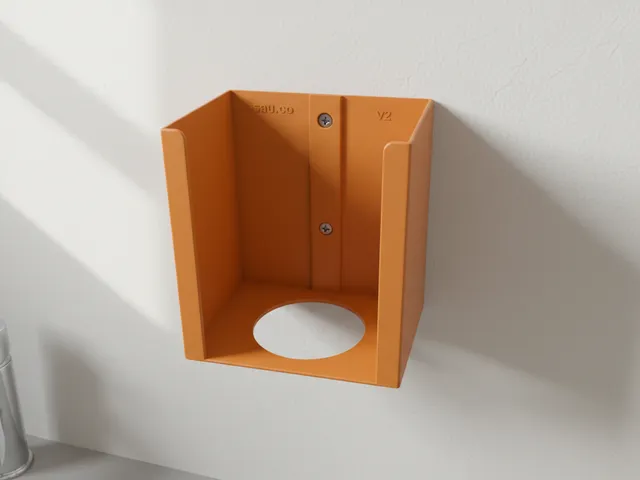 Large Tissue Box Wall Mount