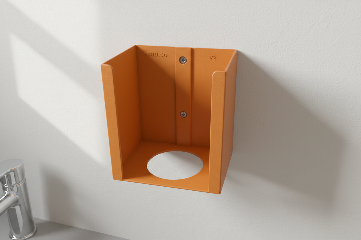 Large Tissue Box Wall Mount
