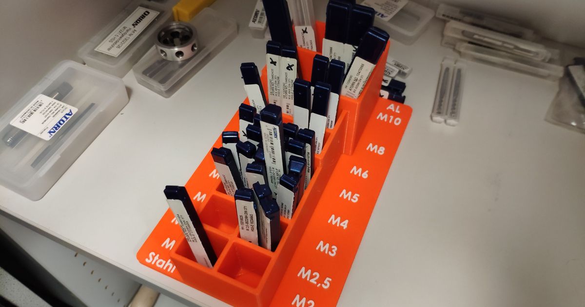 Metric tap organizer by ripper Download free STL model