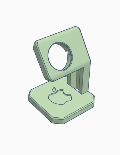 Apple branded Apple Watch stand by @Aeonfly 3D model thumbnail