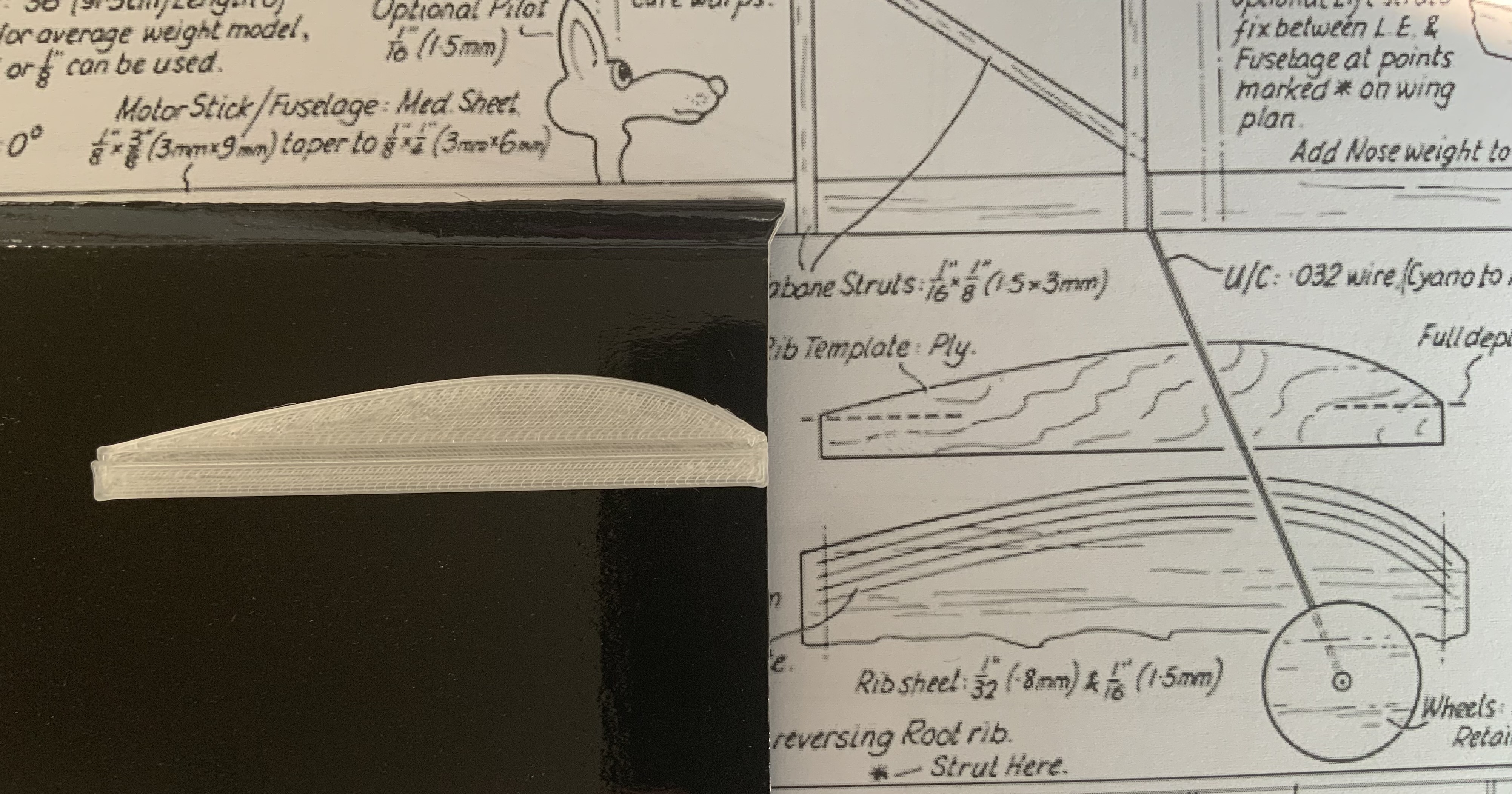 Hangar Rat Rib Template