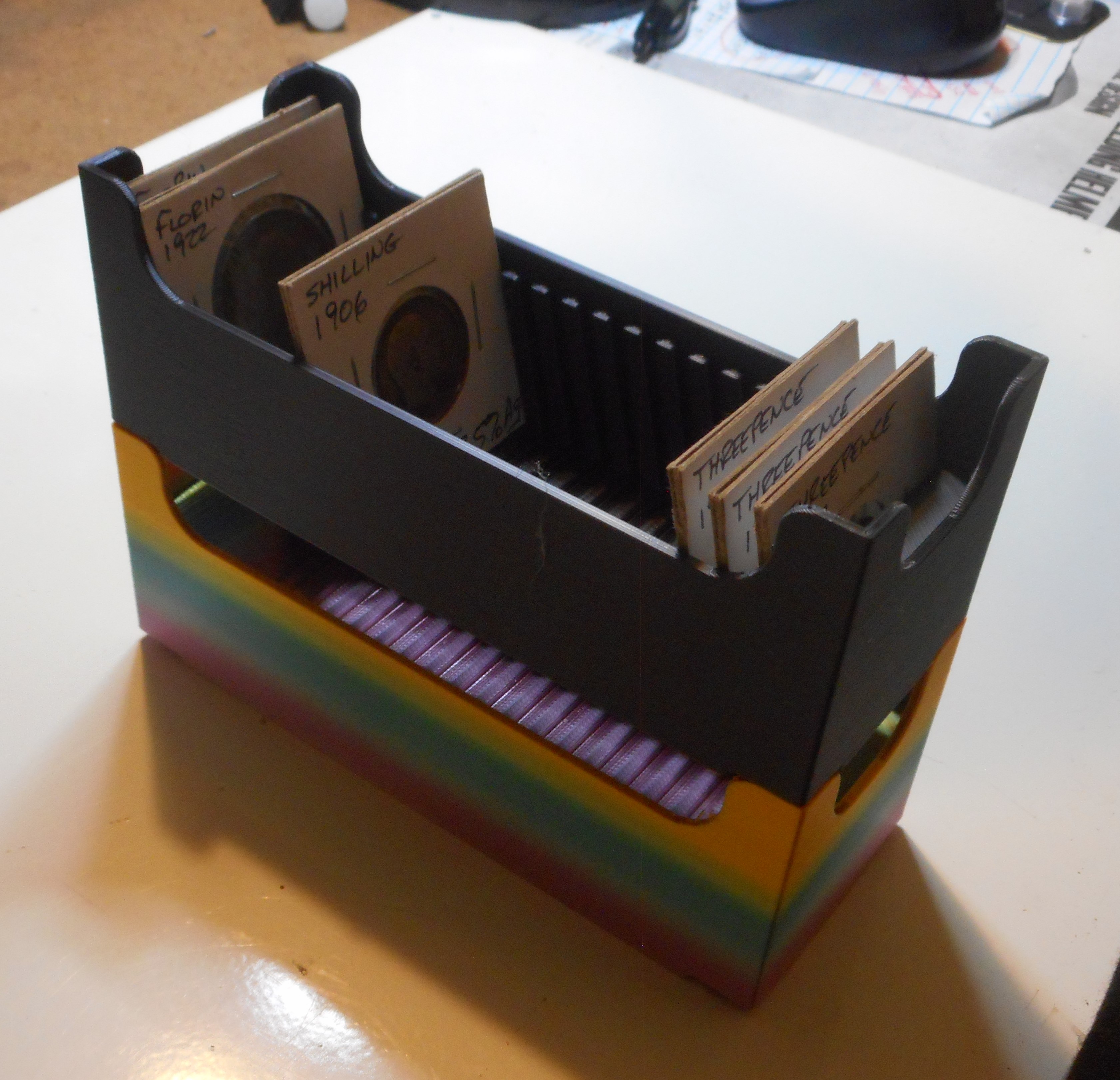 Stackable Coin Flip Tray