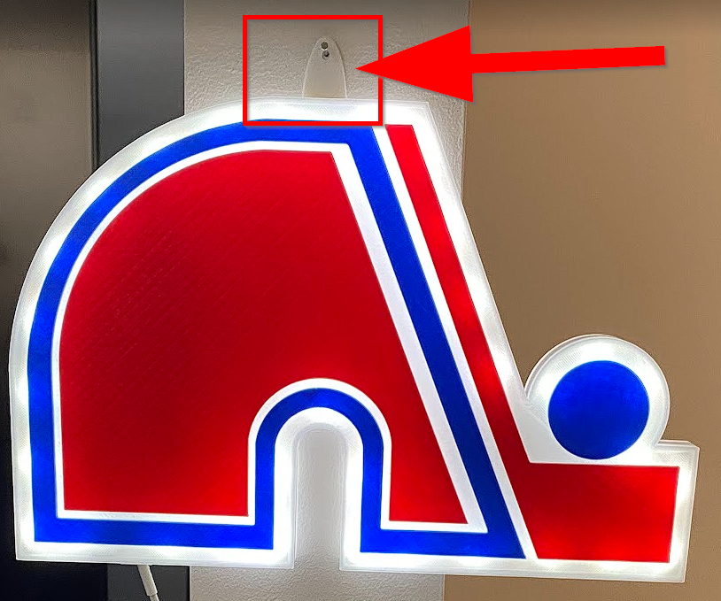 Quebec Nordiques Logo LumiDesign by Broadnick | Download free STL model ...