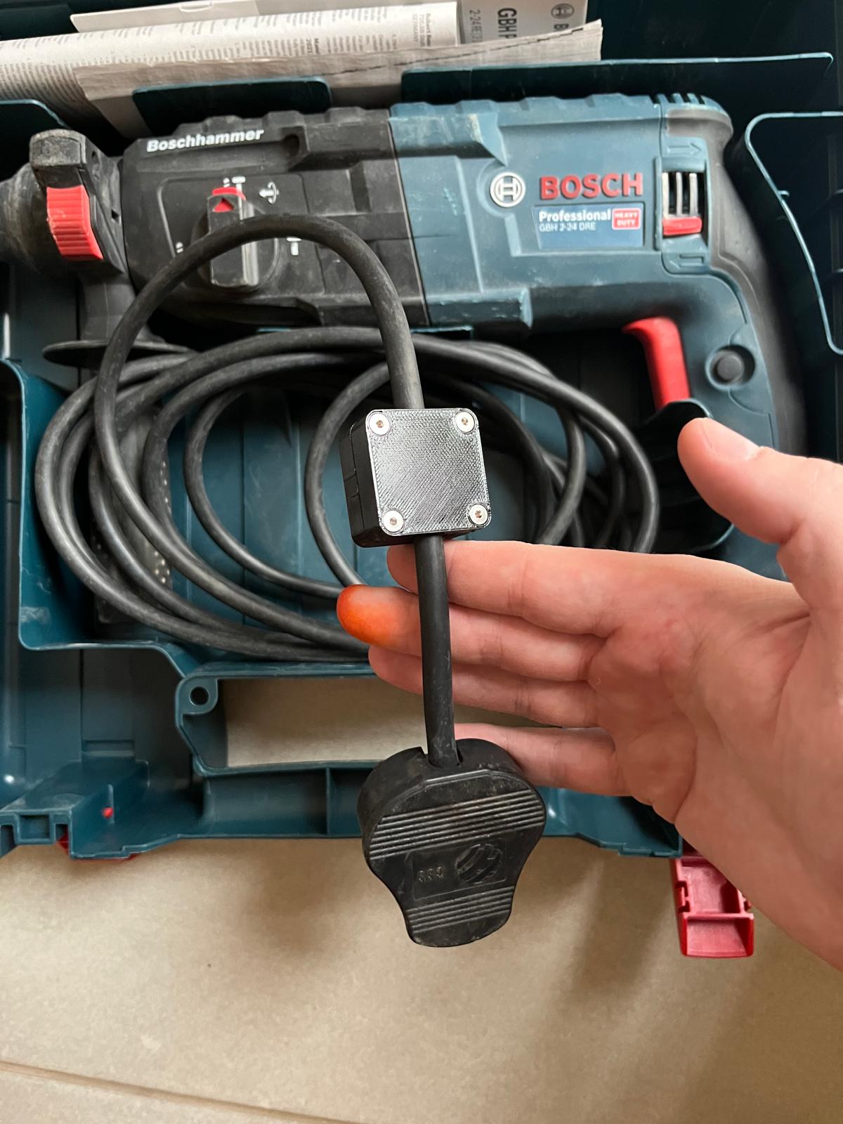 Anti-theft tool/power cord AirTag holder
