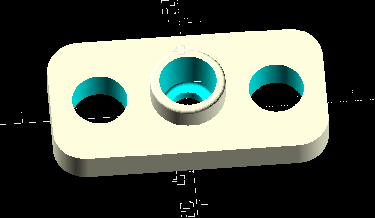 Articulated arm base for T-slot (V400) 3D model thumbnail