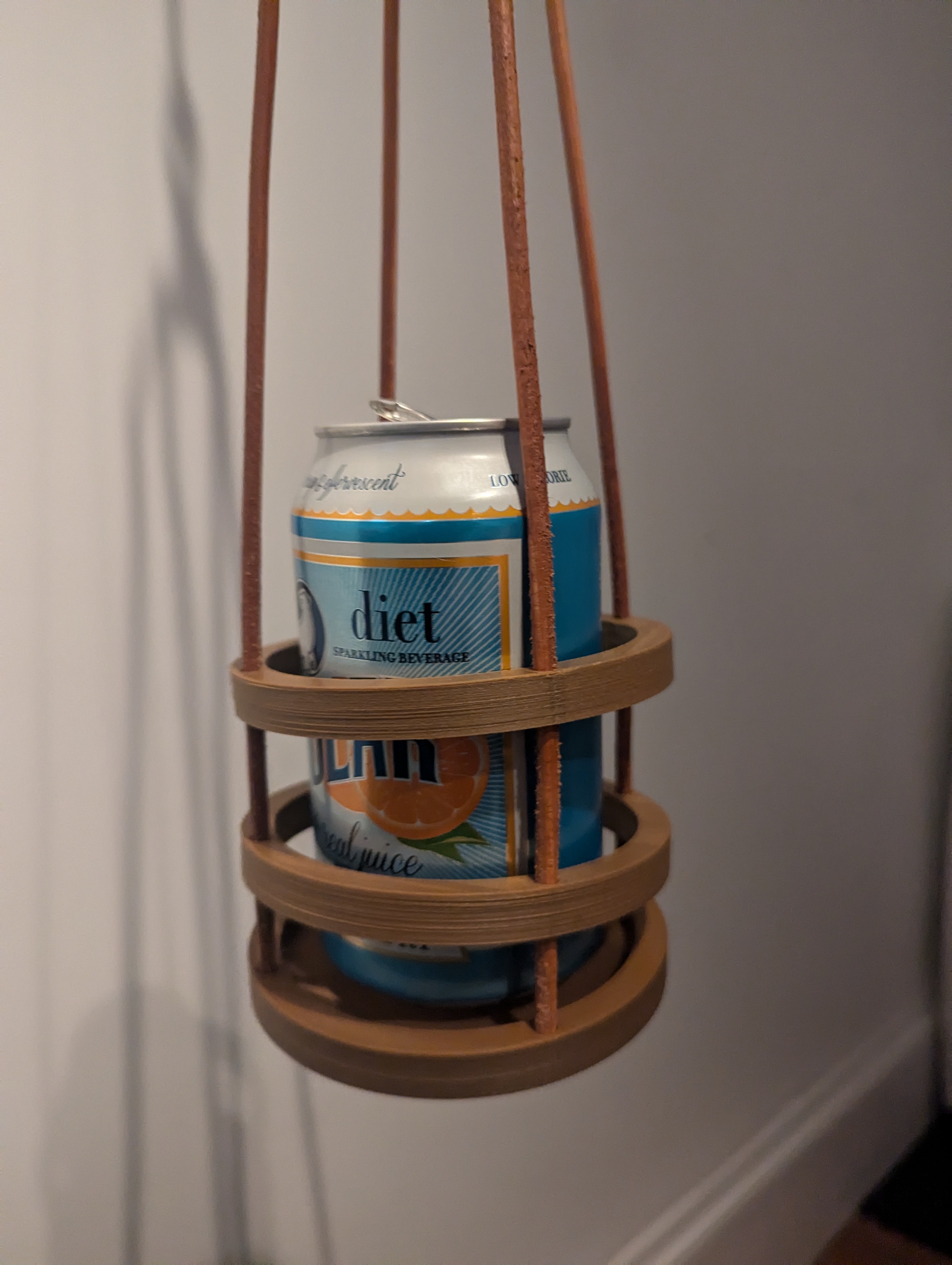Hanging cup holder
