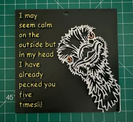 The Ostrich Placard